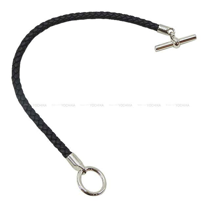 楽天市場】HERMES エルメス レザー グレナンH #T6 黒 (ブラック 