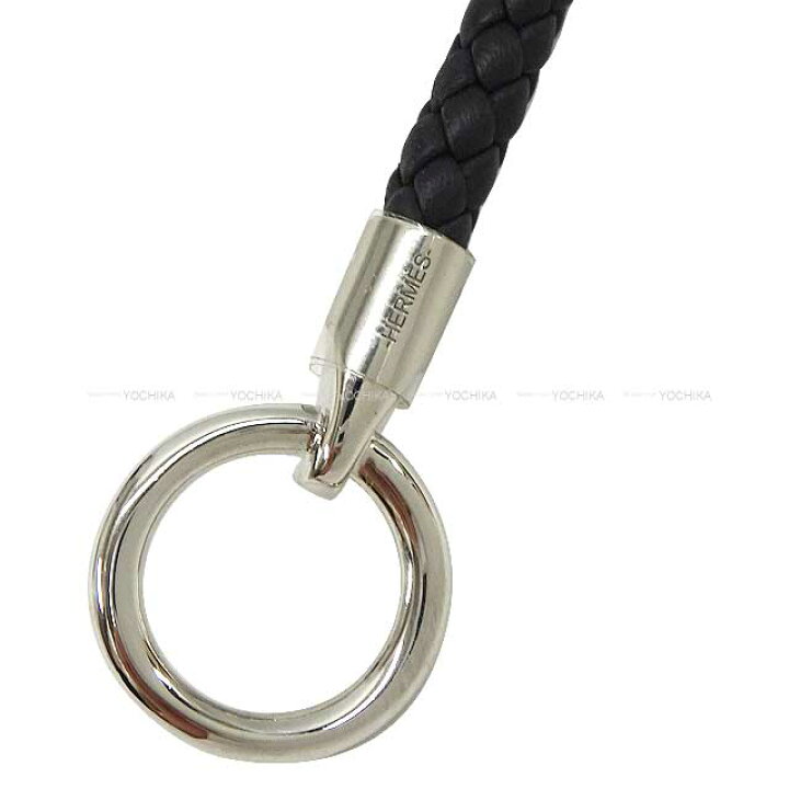 楽天市場】HERMES エルメス レザー グレナンH #T6 黒 (ブラック 