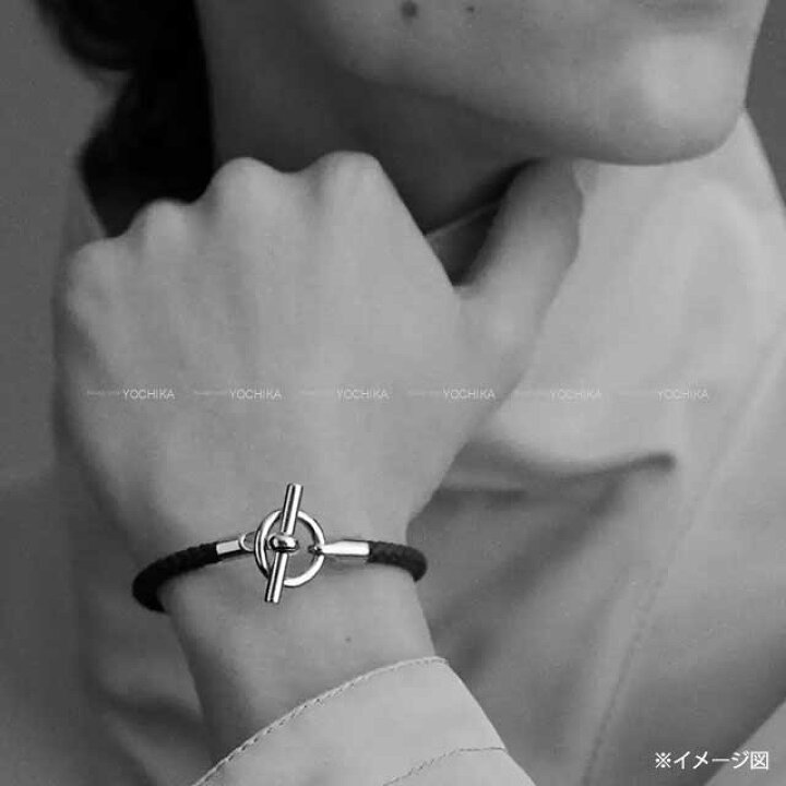 楽天市場】HERMES エルメス レザー グレナンH #T6 黒 (ブラック 