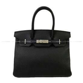HERMES エルメス バーキン30 黒 (ブラック) トゴ シルバー金具 ハンドバッグ K刻印 新品(HERMES Birkin30 Noir (Black) Veau Togo Silver HW Handbag[BRAND NEW][Authentic])