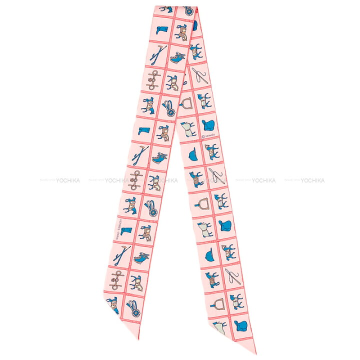 エルメス ツイリー ピンク 馬着 2022 - バンダナ・スカーフ 