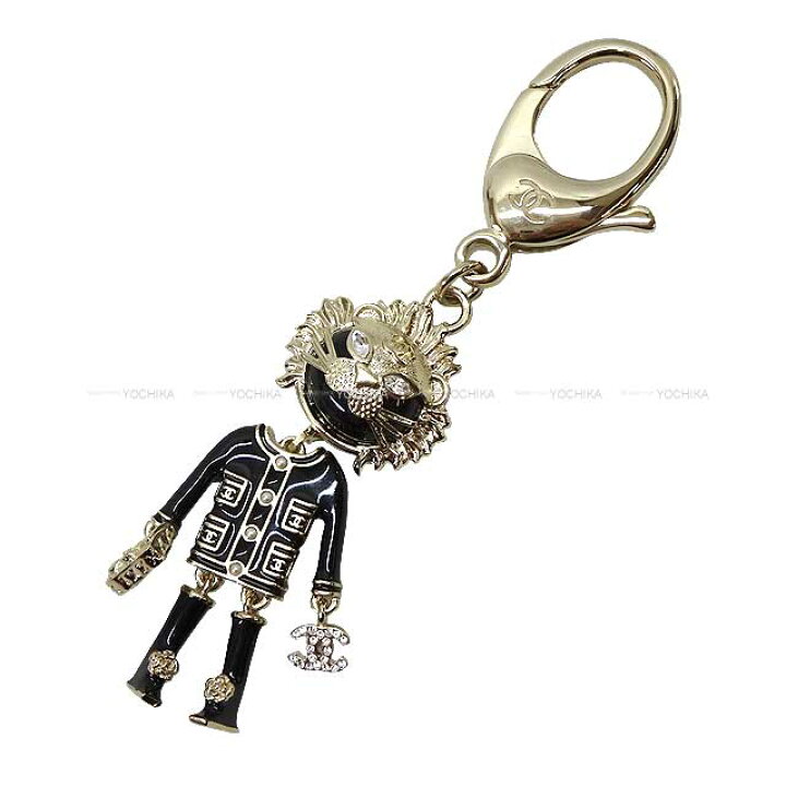 楽天市場】CHANEL シャネル ライオン 獅子 モチーフ パール キーリング 
