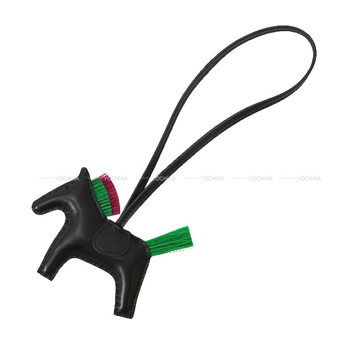 楽天市場】HERMES エルメス ロデオ PM パンク 黒 (ブラック)/ミント 