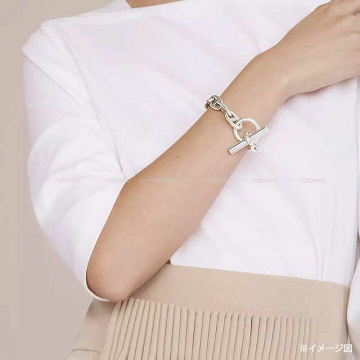 楽天市場】HERMES エルメス シェーヌダンクル GM 12コマ シルバー  