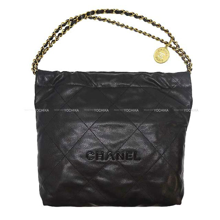 楽天市場】CHANEL シャネル シャネル22 マトラッセ メダルチャーム付 