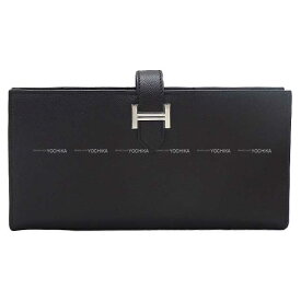 HERMES エルメス ベアンスフレ 黒 (ブラック) ヴォーマダム シルバー金具 長財布 B刻印 新品(HERMES Bearn Soufflet Noir (Black) Veau madame Silver HW long wallet[BRAND NEW][Authentic])【あす楽対応】#よちか