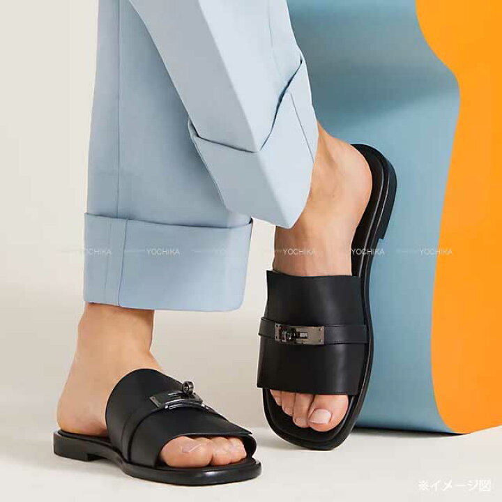 楽天市場】HERMES エルメス メンズ ガブリエル 黒 (ブラック) カーフ 