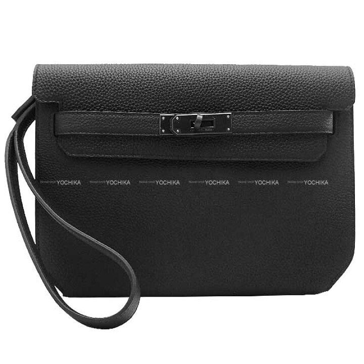 楽天市場】HERMES エルメス ケリーデペッシュ25 クラッチ モノクローム 
