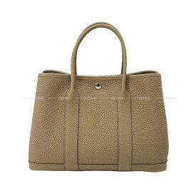 HERMES エルメス ガーデンパーティ 30 TPM オールレザー ベージュマルファ ネゴンダ シルバー金具 トートバッグ B刻印 新品(HERMES Garden Party 30 TPM All Leather Beige Marfa Veau Negonda Silver HW tote bag[BRAND NEW][Authentic])【あす楽対応】#よちか