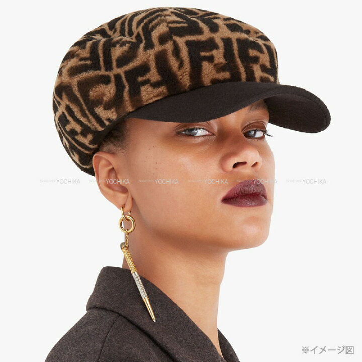 楽天市場】FENDI フェンディ ズッカ柄 ブラウンシアリング ベース  