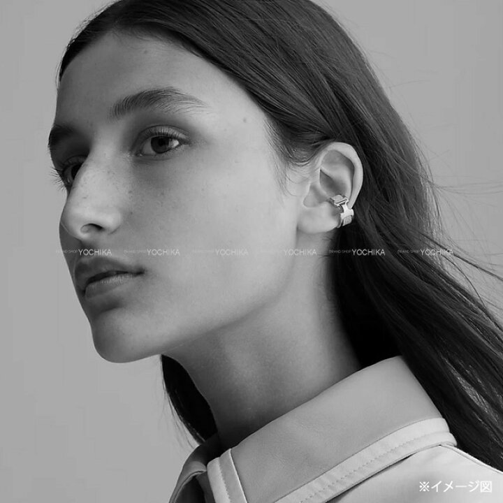 楽天市場】HERMES エルメス オランプ PM イヤーカフ ブルーサフィール  