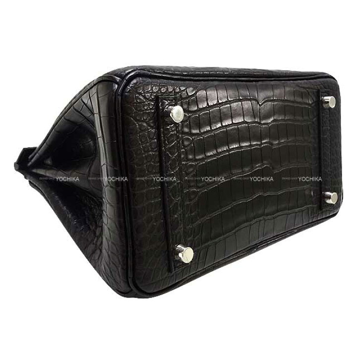 楽天市場】HERMES エルメス バーキン25 黒 (ブラック) クロコダイル 