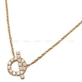 HERMES エルメス ペンダント フィネス ダイヤ ピンクゴールド K18PG/ダイヤモンド 0.46ct ローズゴールド金具 ネックレス 新品未使用(HERMES Pendant Finesse diamond pink Gold K18PG/Diamond 0.46ct Rose Gold HW necklace[EXCELLENT][Authentic])【あす楽対応】#よちか