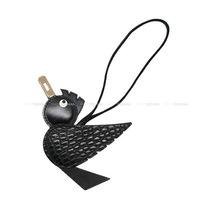 楽天市場】HERMES エルメス バーディ タッチ 鳥 ソーブラック
