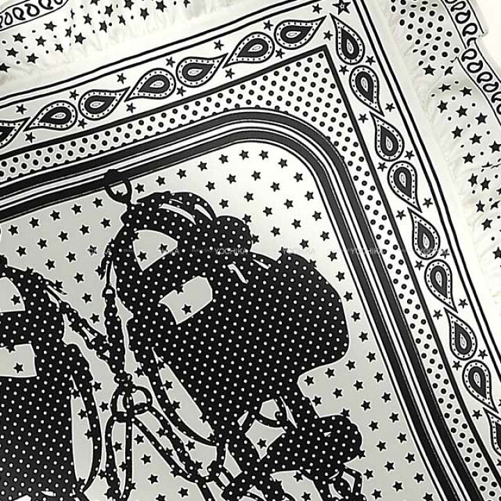 楽天市場】HERMES エルメス カレ70 フリル ブリッド ドゥ ガラ 