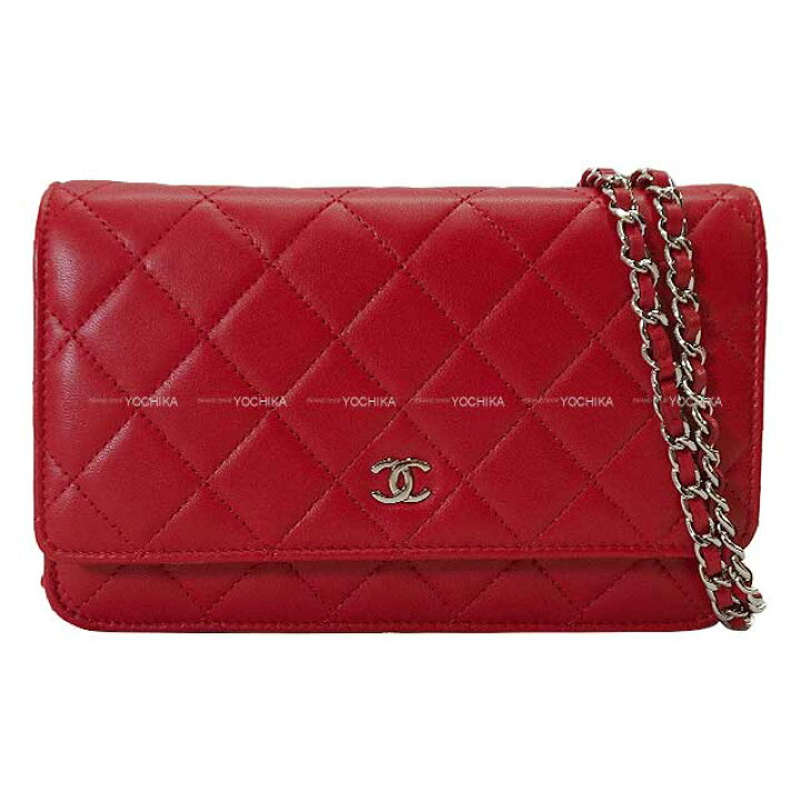 楽天市場】CHANEL シャネル マトラッセ ココマーク チェーンウォレット 
