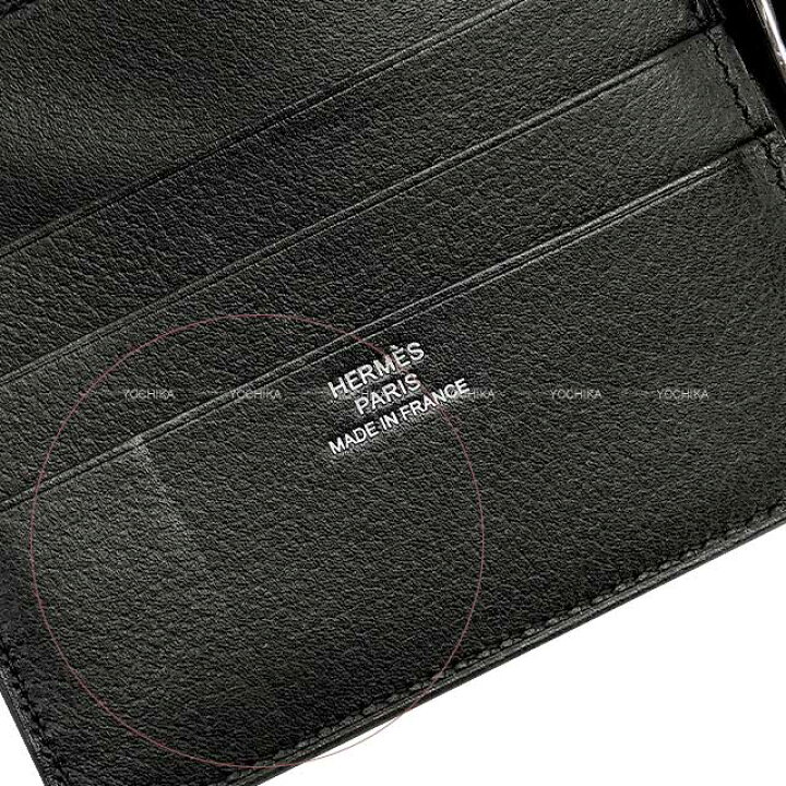 楽天市場】HERMES エルメス マネークリップ付 二つ折札入れ ポーカー 