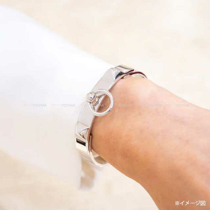 楽天市場】HERMES エルメス コリエドシアン PM #SH シルバー925 