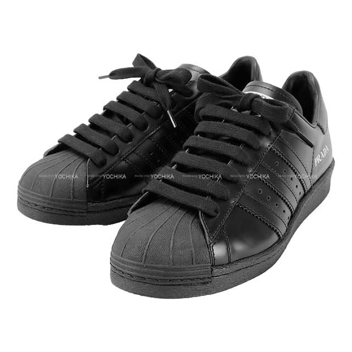 楽天市場】PRADA プラダ adidas アディダス スーパースター コラボ 黒 