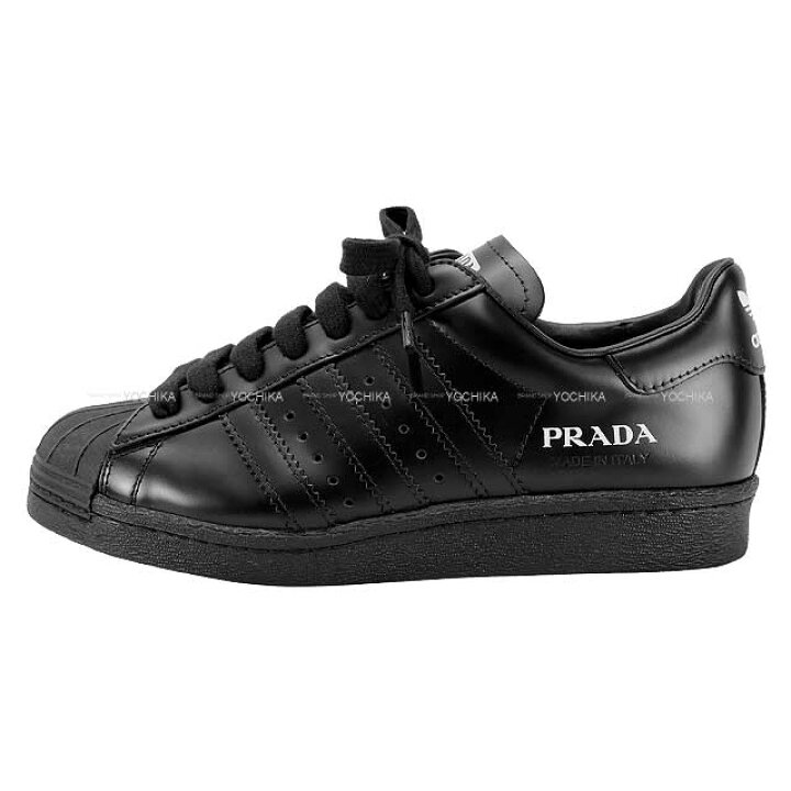 楽天市場】PRADA プラダ adidas アディダス スーパースター コラボ 黒 