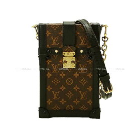 【渋谷並木橋店】LOUIS VUITTON ルイ・ヴィトン ポシェット トランク ヴェルティカル モノグラム ゴールド金具 M63913 ショルダーバッグ 新品同様【中古】([Pre-loved] LOUIS VUITTON Pochette Trunk Vertical Monogram Canvas M63913 Shoulder bag)