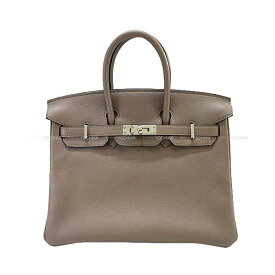 HERMES エルメス バーキン25 グリアスファルト トリヨンノヴィーヨ シルバー金具 ハンドバッグ Y刻印 SAランク【中古】([Pre-loved] HERMES Birkin25 Gris Asphalte Taurillon Novillo Silver HW Handbag[USED SA][Authentic])