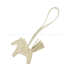 HERMES エルメス ロデオ PM ソークレ クレ アニョーミロ(ラム) バッグチャーム K刻印 新品(HERMES Rodeo PM So Crale Craie Agneau Milo bag charm[BRAND NEW][Authentic])