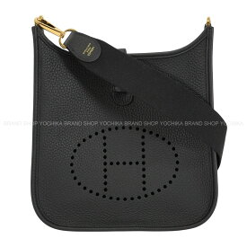 HERMES エルメス エヴリン(エブリン) 23 黒 (ブラック) トリヨンクレマンス ゴールド金具 ショルダーバッグ G刻印 新品(HERMES Evelyne 23 Noir (Black) Taurillon Clemence Gold HW Shoulder bag[BRAND NEW][Authentic])