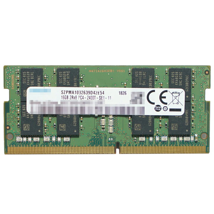 楽天市場】「Samsung ノートPC用メモリ DDR4-2400 SODIMM 8GB｜PC4 