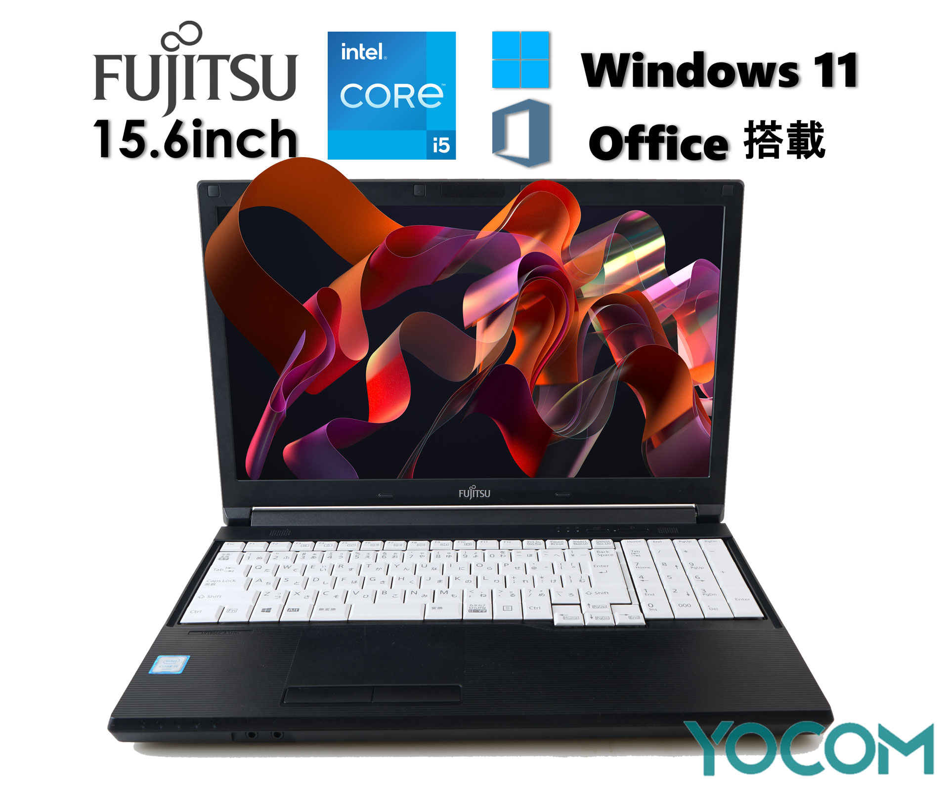 富士通　Fujitsu Lifebook A577シリーズ/Win 11 / MS Office /15.6型/Core i5  7300U/メモリ:8GB/ SSD:256GB/ おまけ選択可能(中古パソコンPC) | YOCOMストア