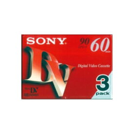 ソニーマーケティング ミニDVカセット ソニーDVC 標準60分/LP90分 3DVM60R3