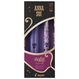 【数量限定】PILOT(パイロット) フリクションボール ノックゾーン ANNA SUI/アナスイ ギフトセット【ローズバイオレット】