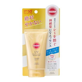 【1/9 20:00~1/16 01:59 ポイント5倍】●KOSE サンカット SUNCUT R パーフェクト UVエッセンス 無香料 60g SPF50+ PA++++ 石けんで落とせる 顔・からだ・髪用　ウォータープルーフ 汗・水・こすれに強い 持続型 日焼け止め美容液 スキンケア効果 アレルガード機能