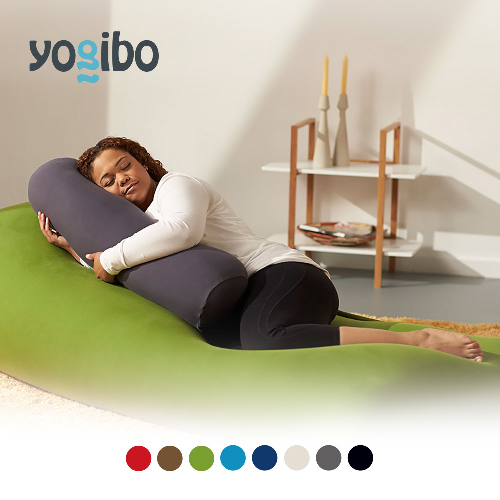 楽天市場】心地よい眠りを誘う、小さいサイズの抱き枕「Yogibo Roll 