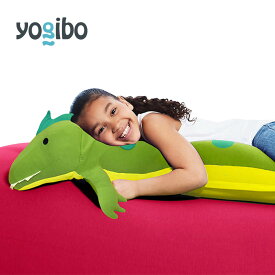 【10％OFF】 Yogibo Roll Animal Alligator - ロール アニマル アリゲーター（アリー） 【 抱き枕 動物 ぬいぐるみ 大きい 長い だきまくら クッション ビーズクッション 妊婦 授乳クッション 背もたれ 足枕 腰枕 洗える キッズ 子ども 男の子 女の子 】