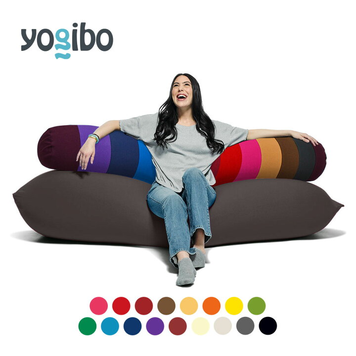 楽天市場】Yogibo Max（ヨギボーマックス) & Yogibo Roll Max Rainbow  