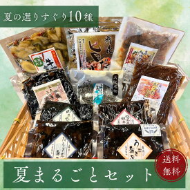 【夏 まるごとセット 10種入】ご飯 が進む、夏の 詰め合わせ 。昆布 佃煮 ご飯のお供 ギフト お中元 お歳暮 御中元 中元 夏ギフト うなぎ たもぎ茸 塩昆布 おかず 惣菜 食べ物 大阪 老舗 保存食 常温 お返し お礼 お取り寄せ 贈り物 喜ばれる グルメ 送料無料 舞昆のこうはら