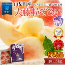 【マラソン期間限定P2倍】桃 粒ぞろい 特秀品 約1.5kg 5〜7玉 山梨県産 産地直送 モモ もも 山梨 お取り寄せ フルーツ 果物 ギフト 贈答 プレゼント お中元 内祝い 出産祝い 産直プレミアム