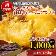 【エントリーでP10倍】【2箱以上ご購入で1,000円OFF】さつまいも 訳あり C品 約5kg サイズおまかせ 千葉…