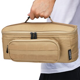 \本日限定 ポイント12倍/ YOGOTO クッキングツール ボックス 調理器具入れ 調味料ケース 底面撥水加工 デイジーチェン付き アウトドア 収納バッグ ソフト バーベキュー キャンプ キッチンツールボックス マルチ収納 第3世代 送料無料