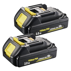 �y�|�C���g10�{�zYOIbuy PRO 18V ���`�E���C�I���o�b�e���[ 3.0Ah���e�� MKT 18V�݊� �S�ی��� �ő���d�d��45A �������K�i BL1830B