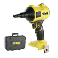 【ポイントUP】YOIbuy PRO 充電式 エアダスター 18V 互換 強力ブラシレスモータ搭載 MAX風速198m/s 4段風…