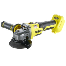 【9月限定 要エントリー 抽選で最大100%ポイントバック】YOIbuy PRO 充電式 100mm ディスクグラインダー 18V 互換 ベビーサンダー APCキックオフ保護機能あり 高出力 ブラシレスモータ 4000~8000rpm 三段変速 スライドスイッチ （バッテリ・充電器別売）YDG-P100-1