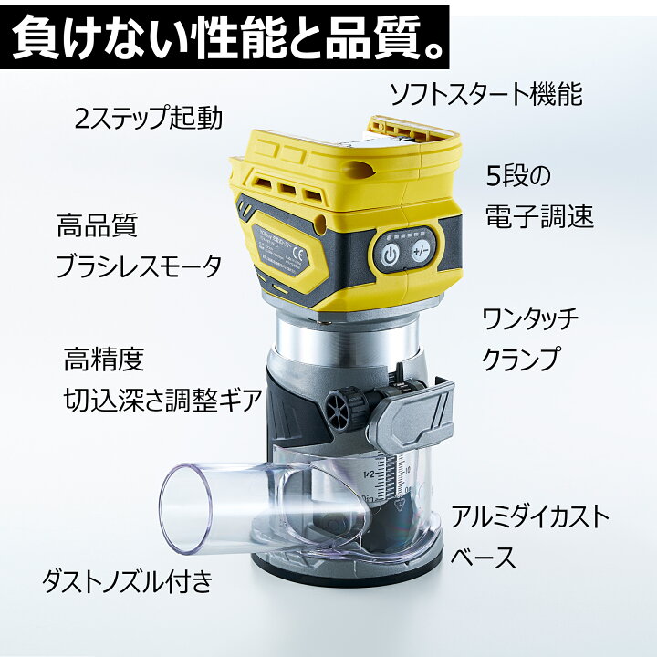楽天市場】【ポイント10倍】YOIbuy PRO 充電式トリマー マキタ18V互換 