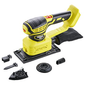 【ポイントUP】YOIbuy PRO 充電式 オービットサンダー 1台5役 パームサンダー/ランダムサンダー兼用 ブラシレスモータ搭載 コードレス 6段変速 集塵可能 マキタ 18V 互換 本体のみ (バッテリー・充電器が別売り) YSD-PR-21