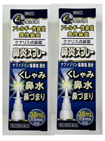 【×2本 宅急便送料込】【第2類医薬品】ケナリス点鼻薬 30ml※セルフメディケーション税制対象 (4987037761271)鼻炎薬・鼻炎スプレー【定形外郵便は発送に1週間前後頂戴する場合がございます】