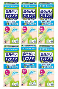 【×6本セット送料込】小林製薬 鼻うがい ハナノア シャワータイプ 500ml 浄液を反対の鼻から出すタイプの鼻洗浄器です 4987072061268