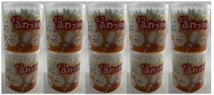 【×10個セット送料込】山洋 スゴふわっ 綿棒 110本入 綿球がより抜けにくくした首の‘かしめ加工’がポイント お風呂上りに気持ちいい めんぼう 耳かき (4936613091127)