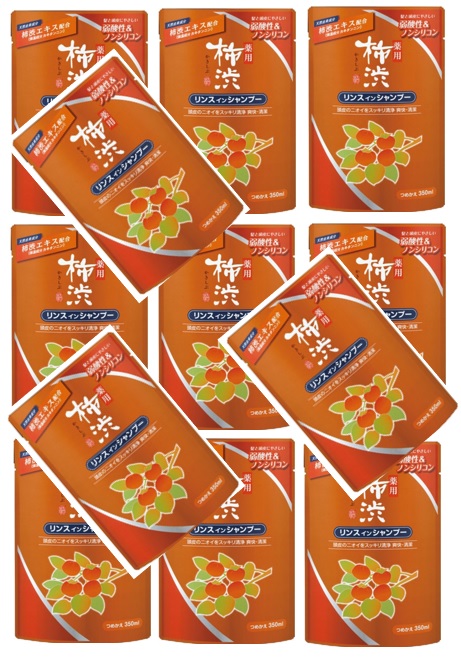 楽天市場】【×12袋セット送料込】熊野油脂 薬用 柿渋 リンスイン