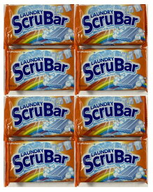 【×8個メール便送料込】ファーファ ランドリースクラバー (LAUNDRY ScruBar) 固形洗剤 150g　頑固な汚れをごっそり落とすスクラブ洗浄。新感覚の固形洗剤。/4902135020129/